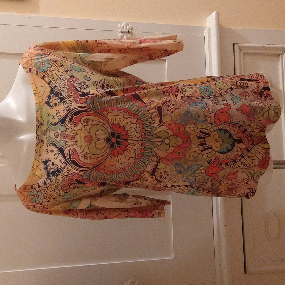 Mineral print knit top Sz XL 🎁